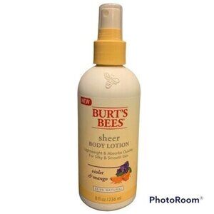 Burt's Bees Sheer Body Lotion Violet & Mango 8 fl oz